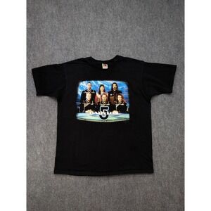 Vintage Babylon 5 T Shirt‎ Warner Bros 1998 Sci-Fi XL Black Menswear 90s Y2K